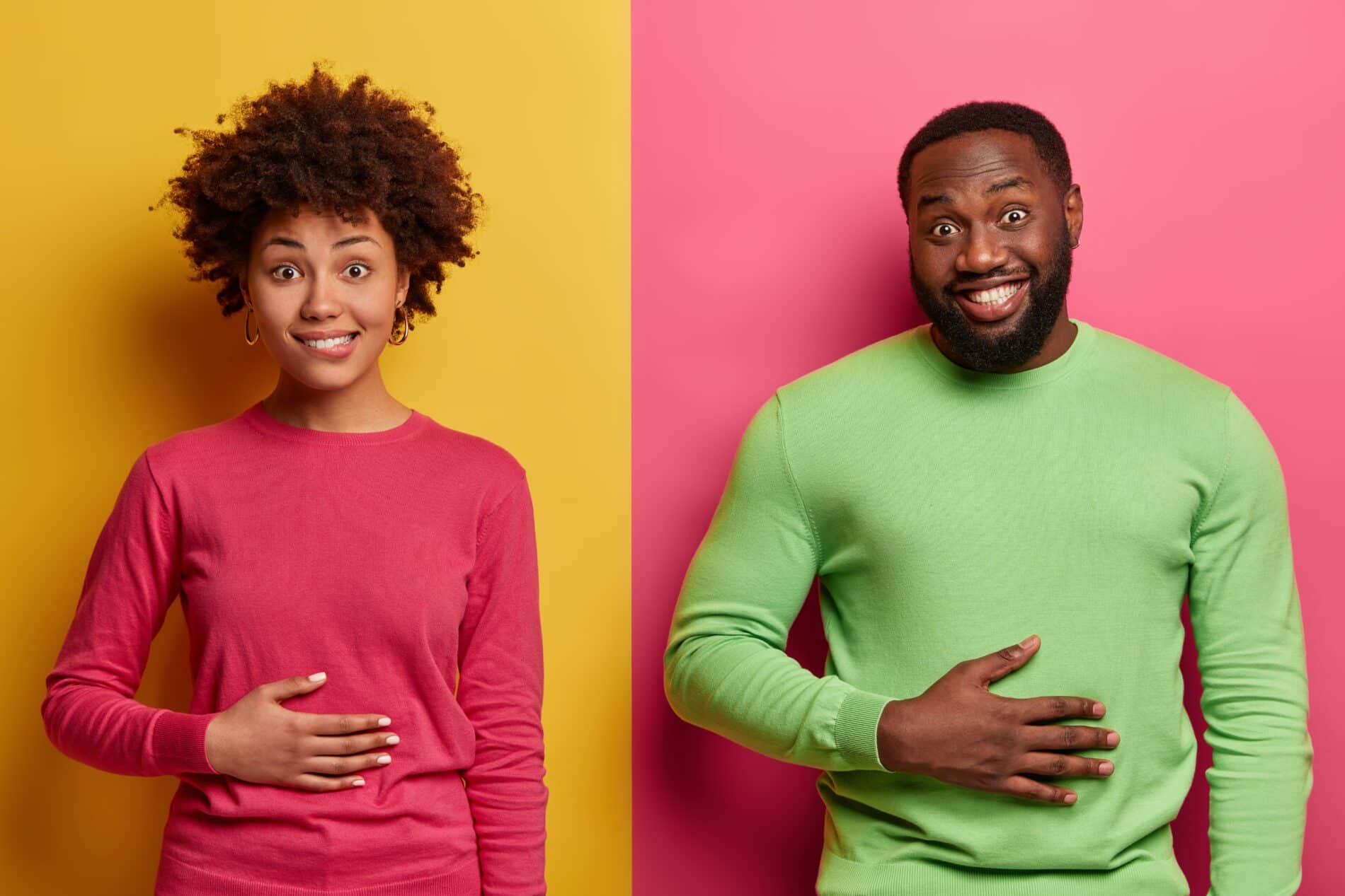 pleased ethnic young woman and man keep hands on s 2023 11 27 04 58 06 utc scaled Why Gut Feelings Brain Connecting | Innovative Health Dallas