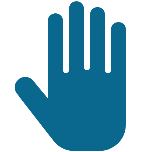 hand blue hand blue