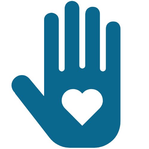 hand heart blue hand heart blue