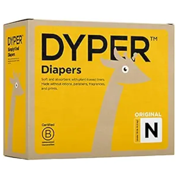 DYPER Viscose from Bamboo Baby Diapers Size Newborn | Honest Ingredients
