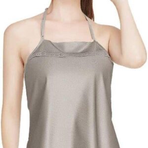 Maternity Tops 5G RF Blocking Protect Sexy Bellyband Nano Silver Fiber Signal Shielding Material (Silver)