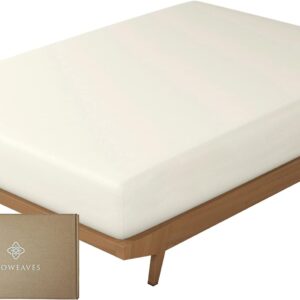 BIOWEAVES 100% Organic Cotton 1 Twin Fitted Sheet Only