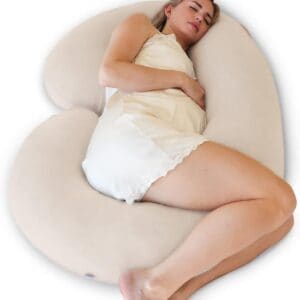 Pharmedoc Pregnancy Pillows, C-Shape Full Body Pillow