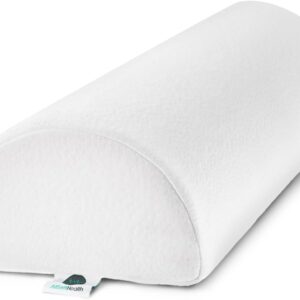 AllSett Health Large Half Moon Bolster Pillow for Legs, Knees