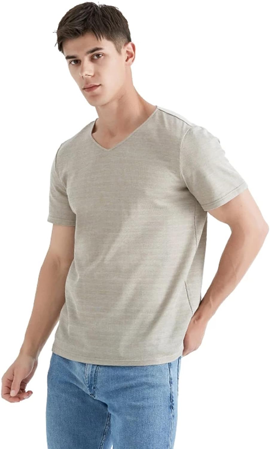 POOSR Anti-Radiation T-Shirt 100% Silver Fiber and EMF Radiation Protection Suit for 5G/WiFi Protective Clothing