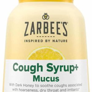 Zarbee's Adult Daytime Cough Syrup + Mucus with Honey 8 Fl.oz