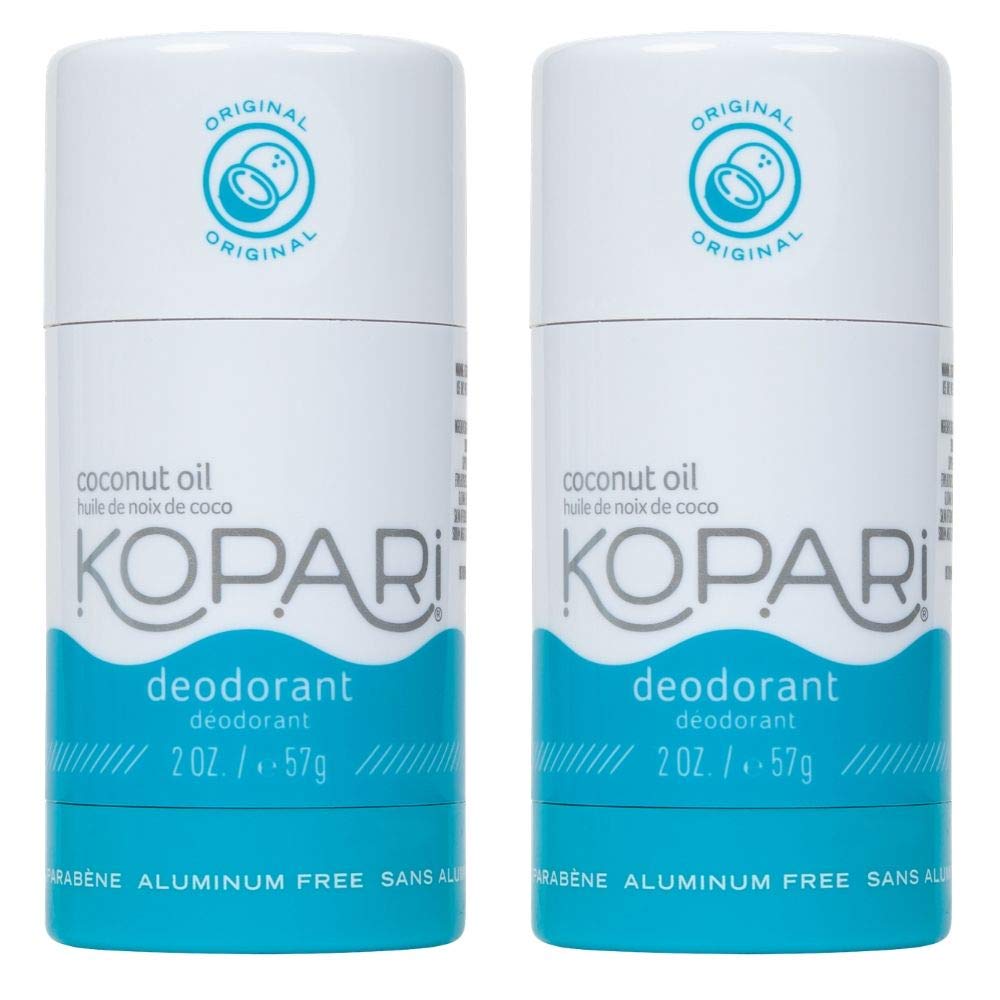 Kopari Aluminum Free Deodorant with Organic Coconut Oil Original 2 Pack