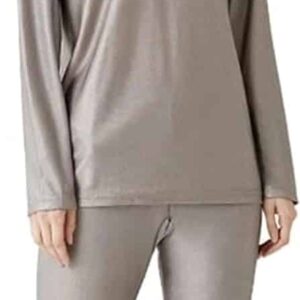 AADECOR Women's Electromagnetic Radiation Protective Silver Fiber Underwear Set EMF Shielding Household Casual Wear,Top,L