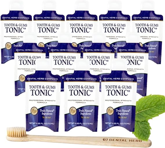 Dental Herb Company - Tonic Traveler - Single Use Tonic Mouthwash (12 Pack)