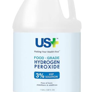 US+ Food Grade 3% Hydrogen Peroxide - Versatile All-Natural Cleaner