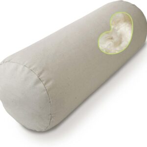 Bean Products 8" x 20" Euro Bolster Pillow - Organic Cotton - Kapok Fill