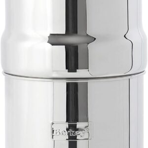 Big Berkey Gravity-Fed Stainless Steel Countertop Water Filter System 2.25 Gallon with 2 Authentic Black Berkey Elements BB9-2 Filters