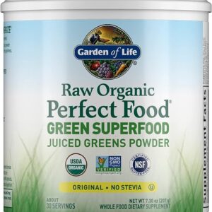 Garden of Life Raw Organic Perfect Food Green Superfood Juiced Greens Powder 30 Servings