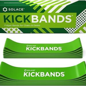 KICK BANDS Chair Bands for Kids with Fidgety Feet 12-Pack