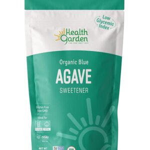 Health Garden Organic Blue Agave Sweetener Crystals 12oz