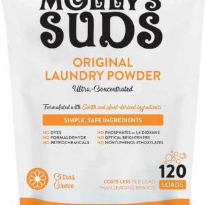 Molly's Suds Original Laundry Detergent Powder 120 Loads (Citrus Grove)