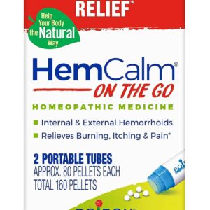 Boiron HemCalm On The Go for Hemorrhoid Relief of Pain 2 Count