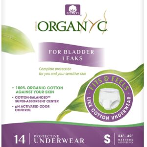 Organyc Bladder Control Underwear for Women 14 Count