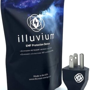 Illuvium EMF Home Protection Plug for Whole House Protection to Neutralize Harmful Incoherent Frequencies Anti Radiation 5G Device