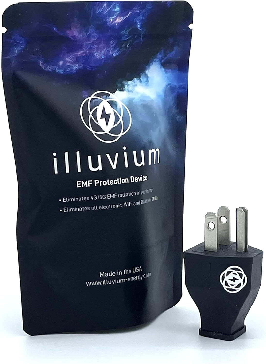 Illuvium EMF Home Protection Plug for Whole House Protection to Neutralize Harmful Incoherent Frequencies Anti Radiation 5G Device