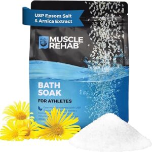 Epsom Salts with Magnesium for Soaking for Pain-Muscle Recovery Bath Soak 29oz Muscle Rehab