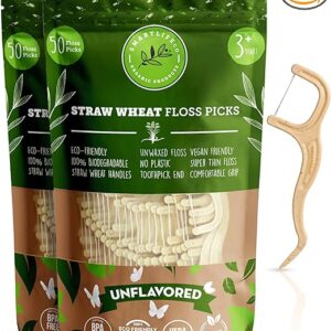 Unflavored Dental Floss Picks