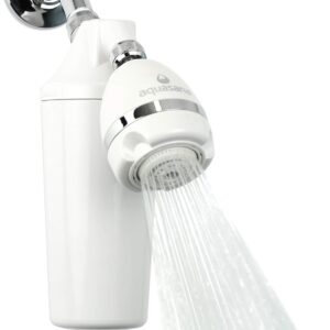 Aquasana Shower Water Filter System Max Flow Rate w/ Adjustable Shower Head - Filters Over 90% Of Chlorine AQ-4100