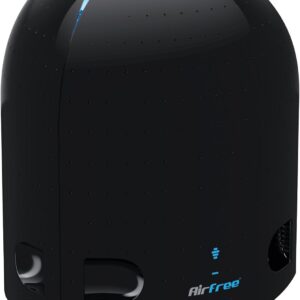 Airfree Iris 3000 Filterless Silent Room Air Purifier, 650 sq. ft, Black