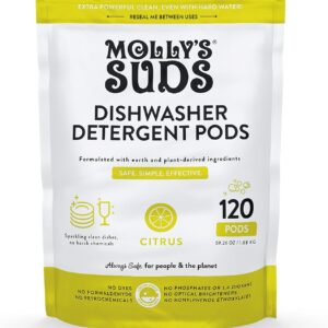 Molly's Suds Dishwasher Pods 120 Auto-Release Tabs