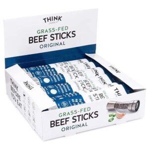 Original Grass-Fed Beef Sticks (0.5 Ounce Sticks, Pack of 20 Sticks)