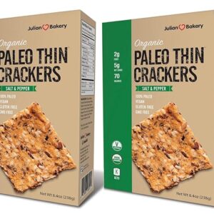 Julian Bakery Paleo Thin Crackers 8.4 Ounce (Pack of 2)