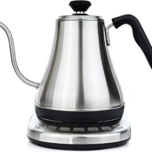 Gooseneck Electric Kettle with Temperature Control & Presets - 1L