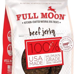 Full Moon Beef Jerky Healthy All Natural Dog Treats Human Grade 11 oz