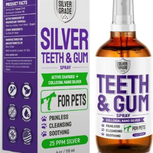 Teeth & Gum Spray for Dogs and Cats (4 Oz)