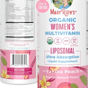USDA Organic Liquid Multivitamins for Women 15.22 Fl Oz