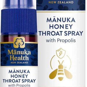 MANUKA HEALTH, Manuka Honey Throat Spray with Propolis, 67 fl oz