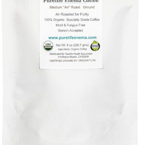 PureLife Enema Coffee- 1 Lb - Organic Gerson Specific - Ground - Mold & Fungus Free