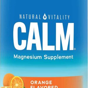 Magnesium Citrate Supplement Orange Anti-Stress Drink Mix Powder