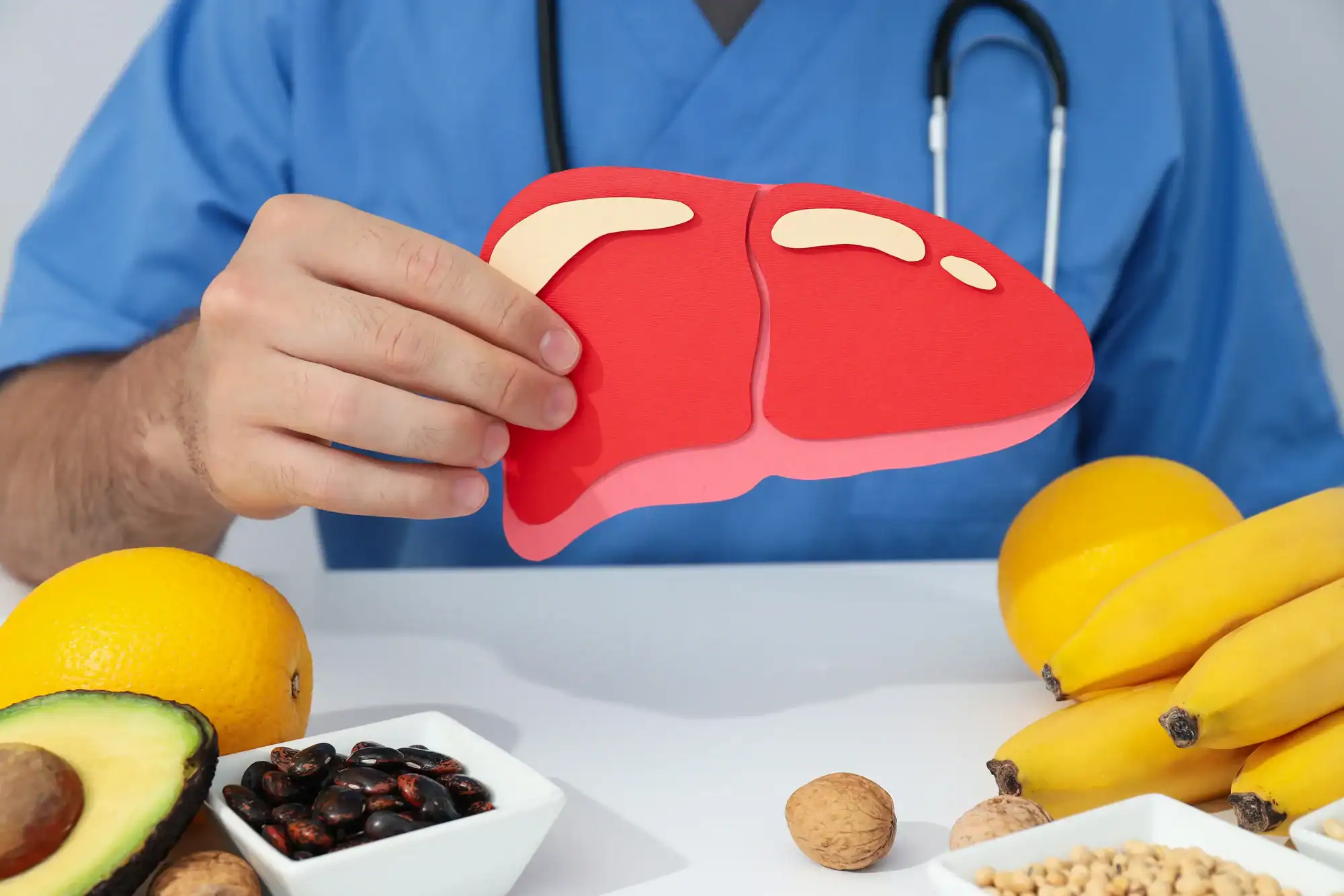 Liver Health for Lifestyle 1 Doctor holding paper liver health